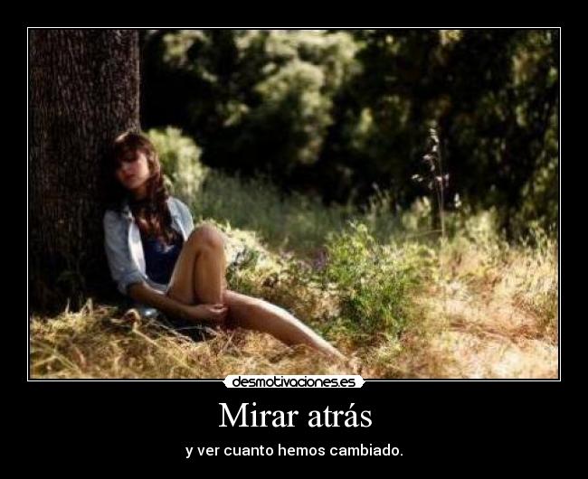 Mirar atrás -