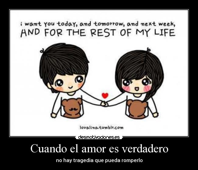 Cuando el amor es verdadero -