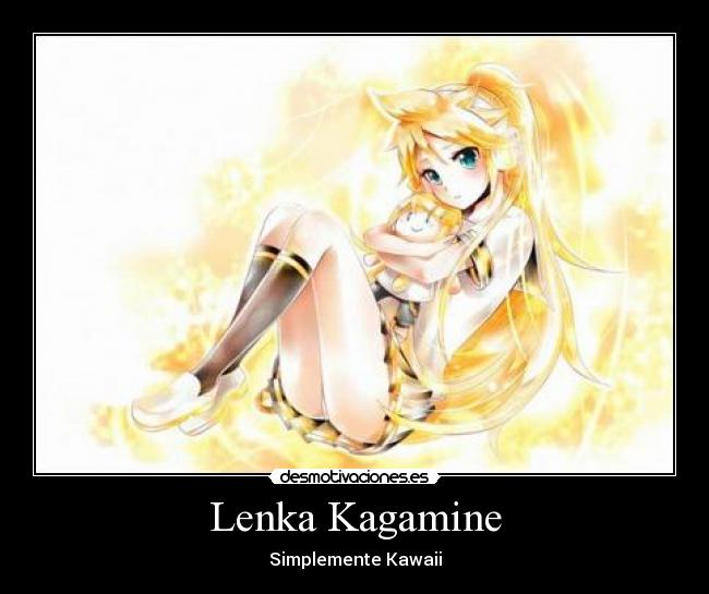 Lenka Kagamine - Simplemente Kawaii