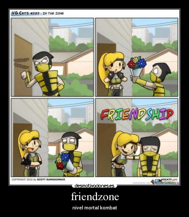 carteles friendzone mortal kombat desmotivaciones