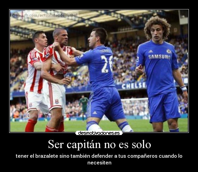 Ser capitán no es solo Desmotivaciones