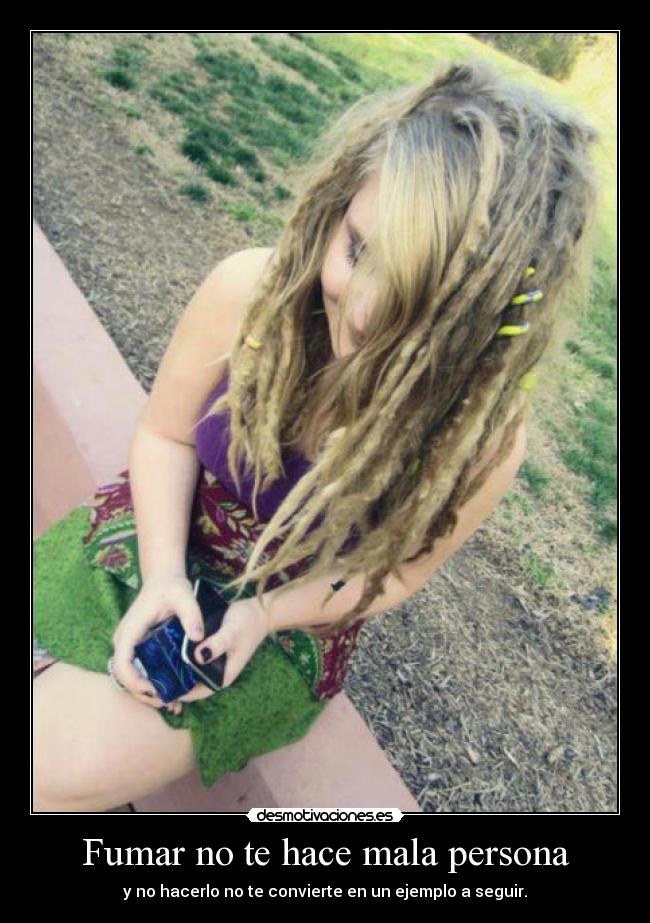 Fumar no te hace mala persona -