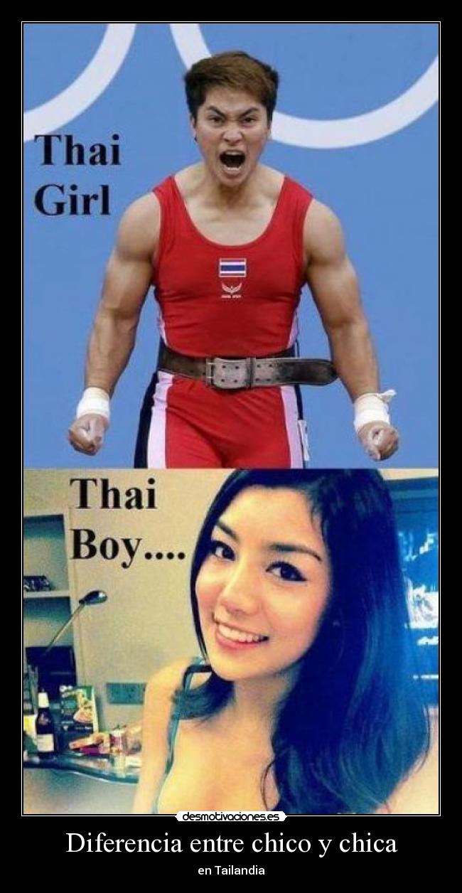 Diferencia entre chico y chica - 