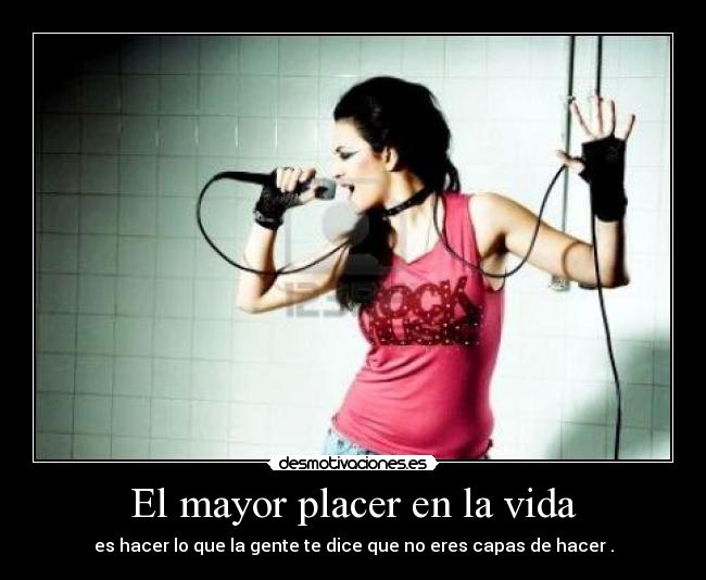 carteles vida mayor placer desmotivaciones