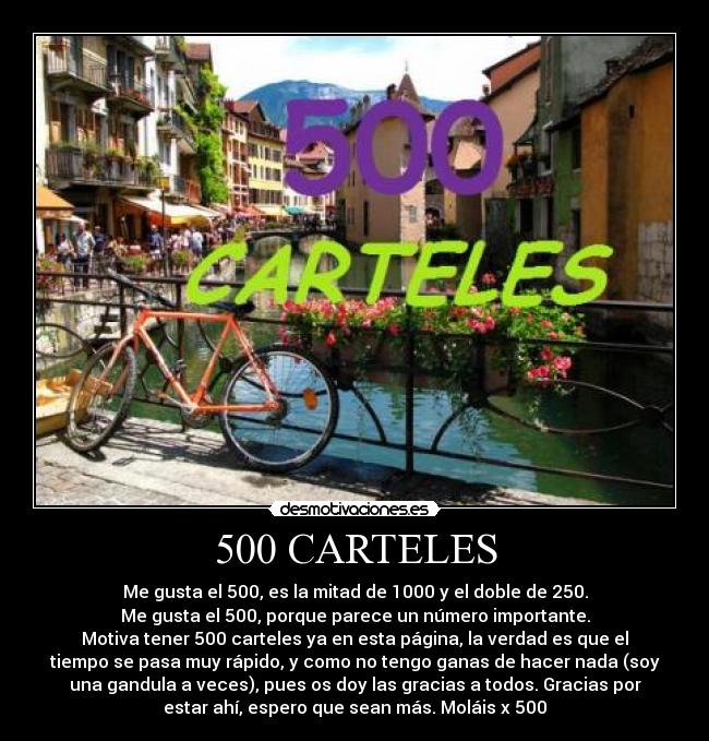 500 CARTELES -