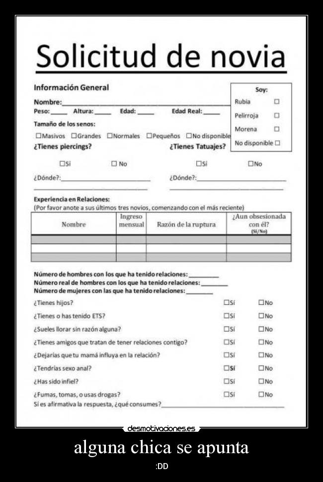 alguna chica se apunta - :DD