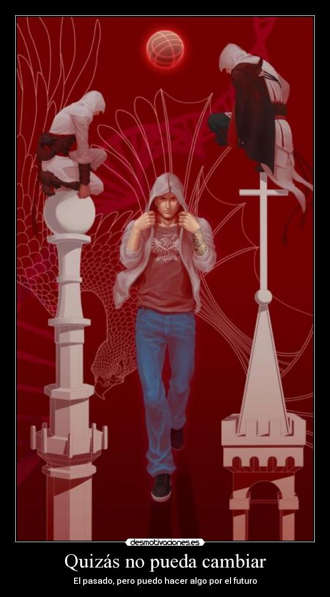 carteles assassins creed desmont miles ezio auditore firence videojuegos frase del rey leon desmotivaciones