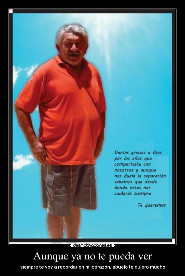 Aunque ya no te pueda ver - 