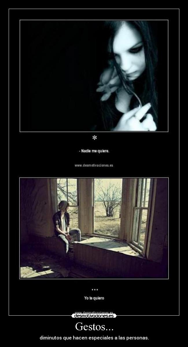 Gestos... -