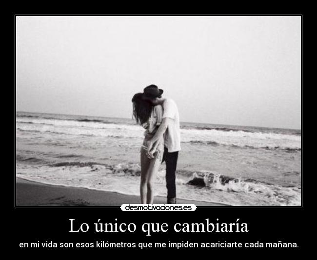 Lo único que cambiaría -