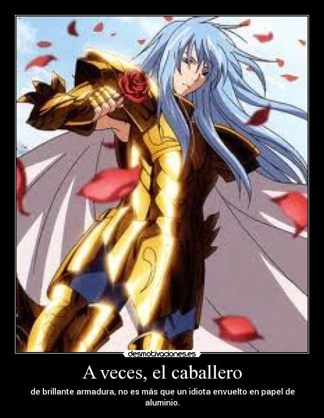 A veces, el caballero -