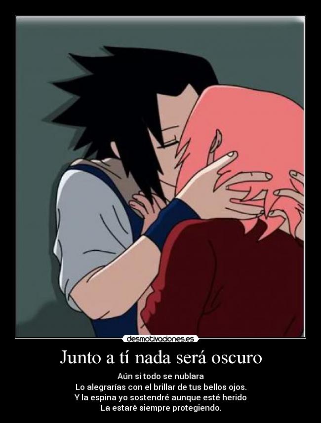 Junto a tí nada será oscuro -
