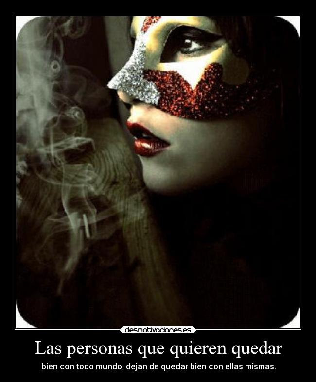 Las personas que quieren quedar -