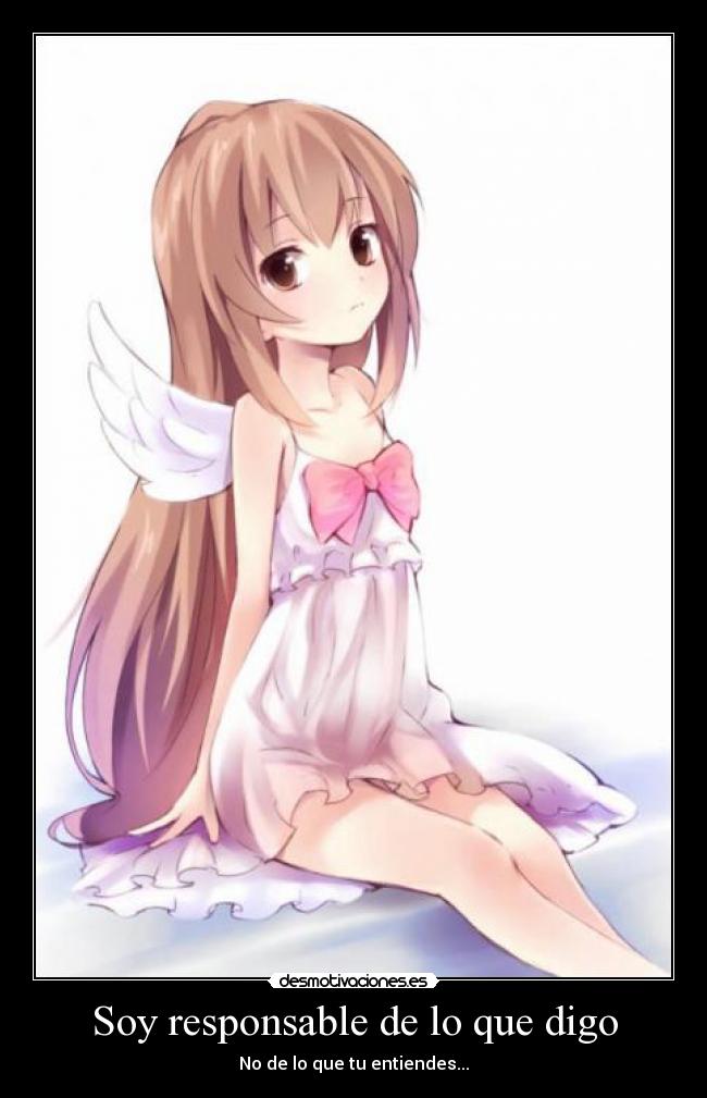 Soy responsable de lo que digo - No de lo que tu entiendes...