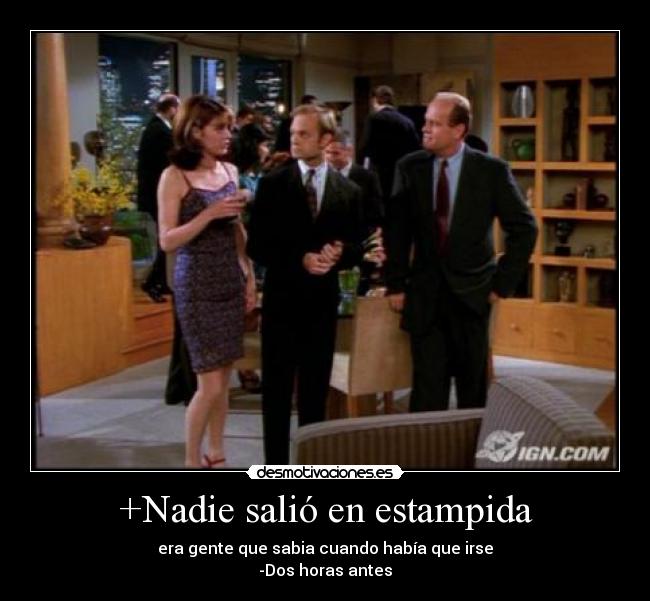 +Nadie salió en estampida - 