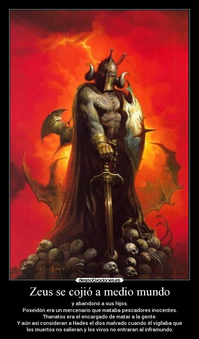 Zeus se cojió a medio mundo -