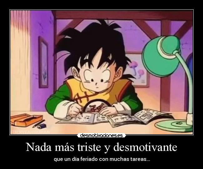 Nada más triste y desmotivante -