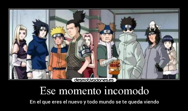 Ese momento incomodo -