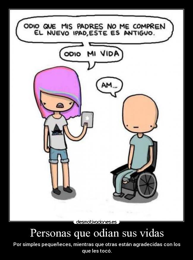 Personas que odian sus vidas - 