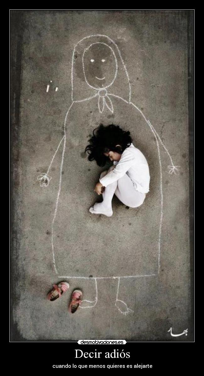 Decir adiós -