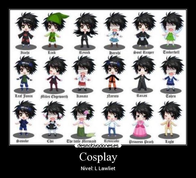 Cosplay - Nivel: L Lawliet