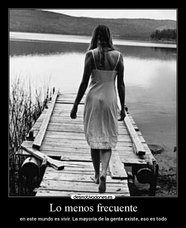 Lo menos frecuente -