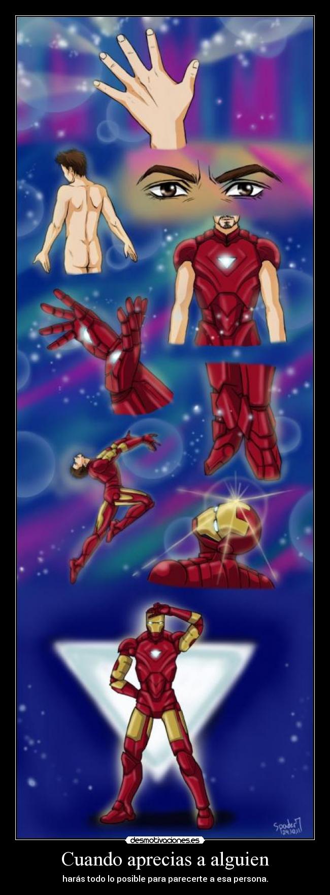 Cuando aprecias a alguien -