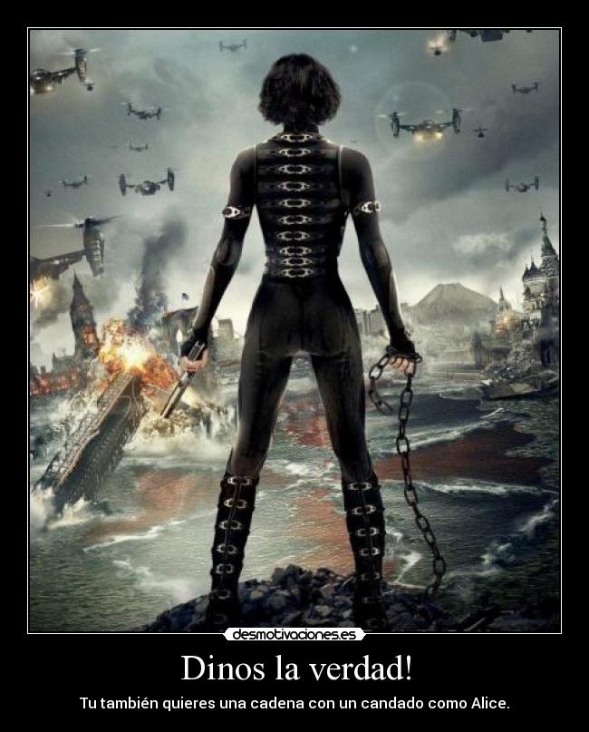 Dinos la verdad! - Tu también quieres una cadena con un candado como Alice.