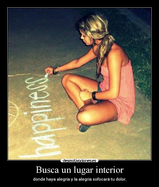 Busca un lugar interior - 