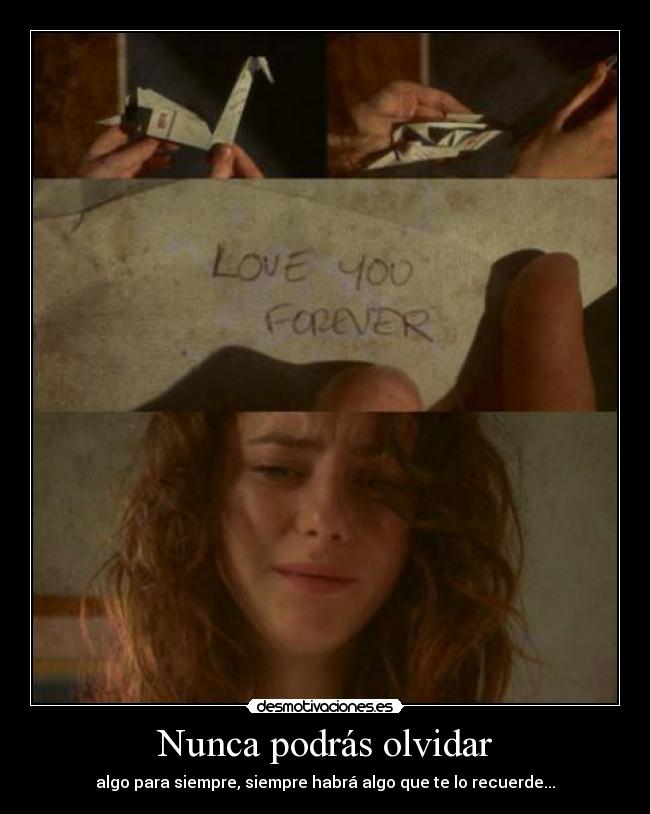 Nunca podrás olvidar - 