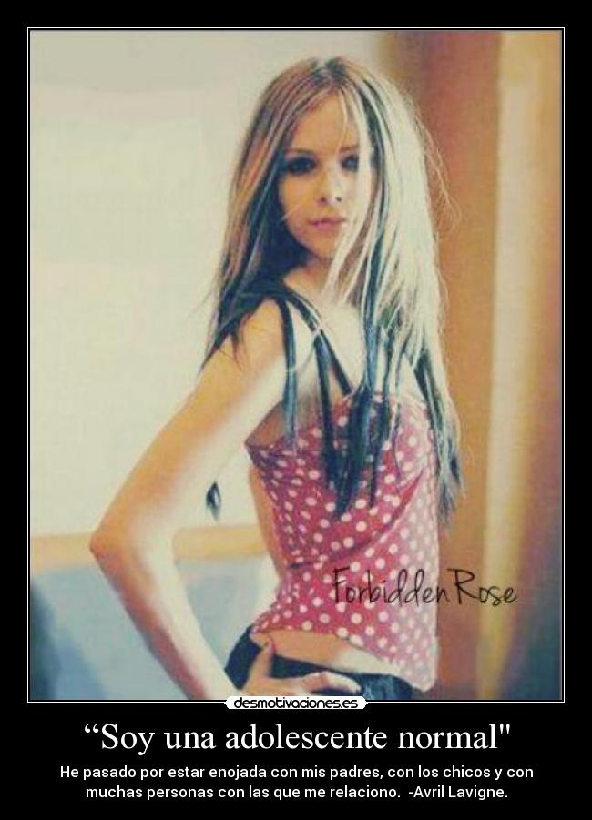 “Soy una adolescente normal - 