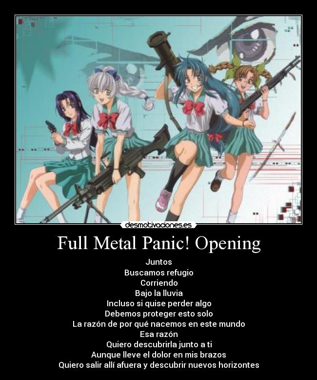 Full Metal Panic! Opening -