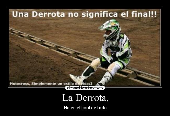 carteles motocross desmotivaciones