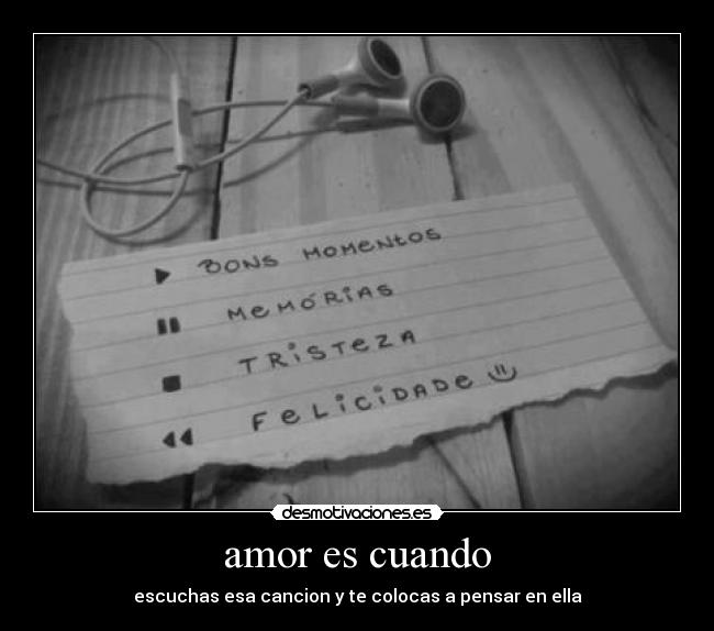 amor es cuando -