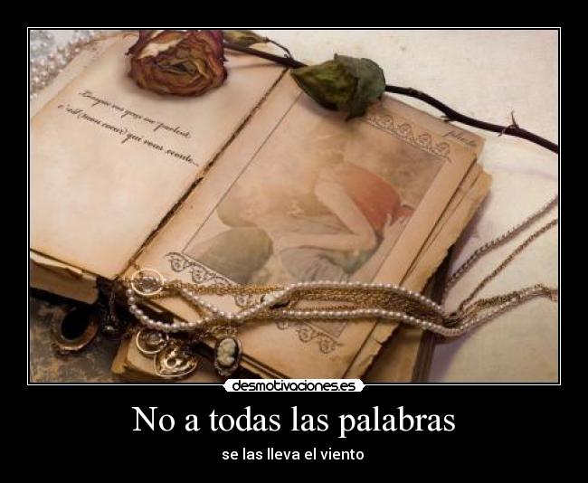 No a todas las palabras -