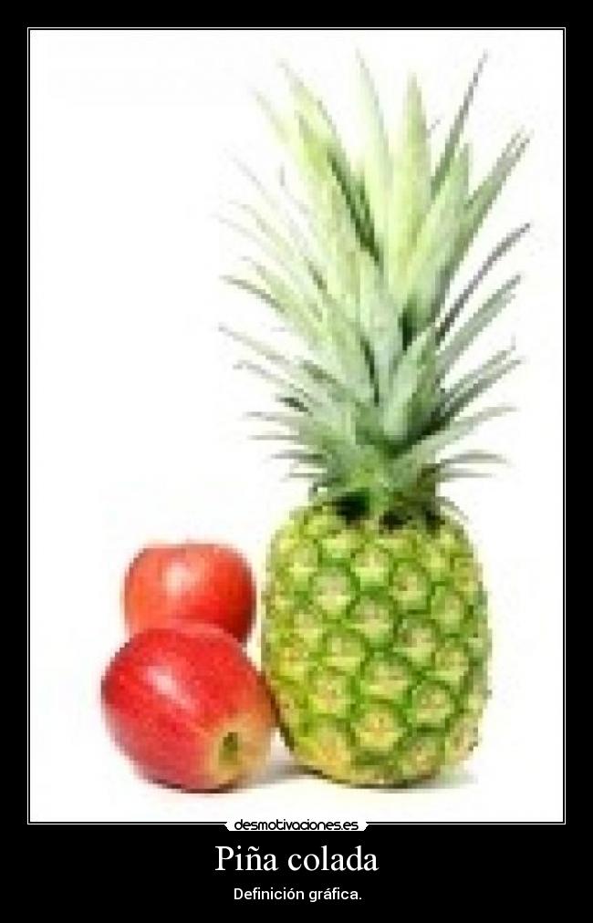 Piña colada - Definición gráfica.