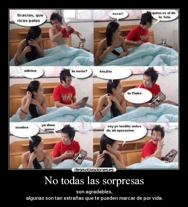No todas las sorpresas -