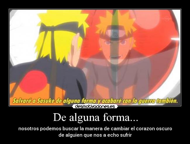 De alguna forma... - 