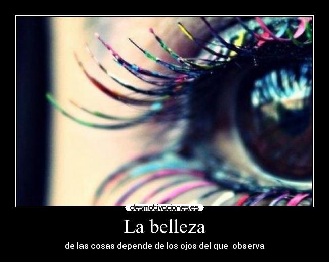 La belleza -
