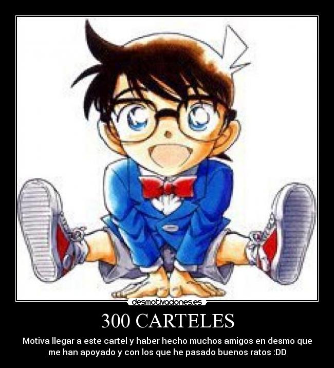 carteles klanotaku anime detective conan cartel 300 desmotivaciones