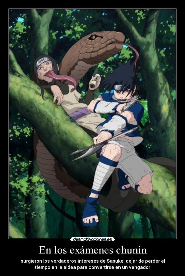 En los exámenes chunin - 