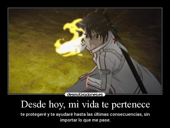 Desde hoy, mi vida te pertenece -