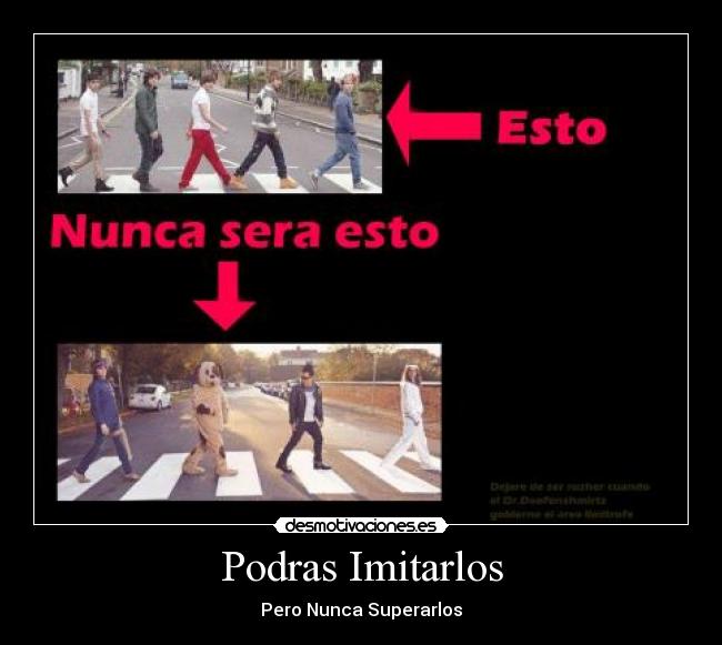 Podras Imitarlos -