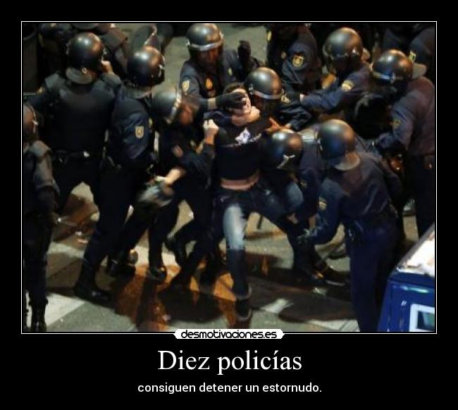 Diez policías - 