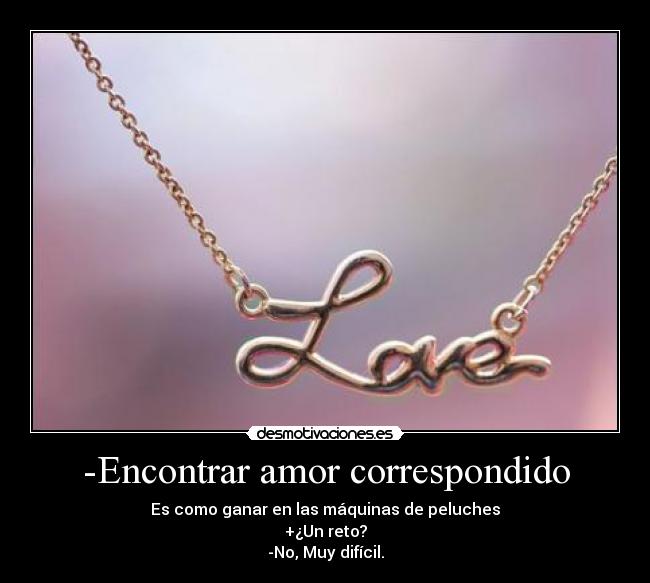 -Encontrar amor correspondido -