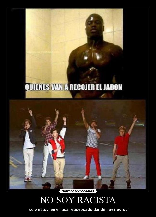 NO SOY RACISTA - solo estoy en el lugar equvocado donde hay negros