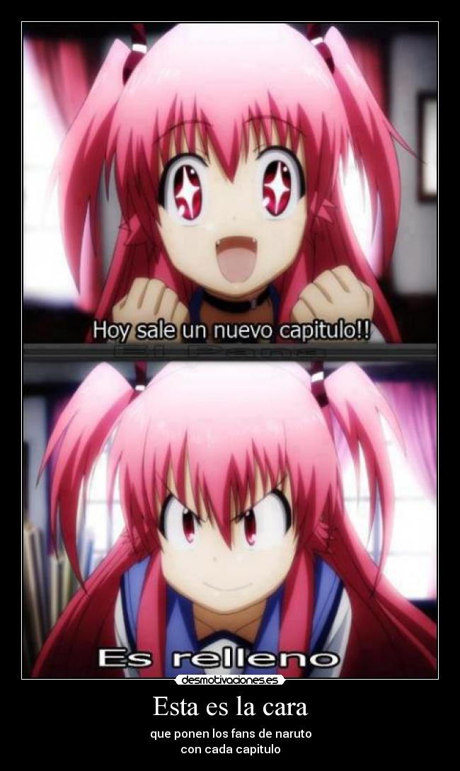 carteles anime angel beats yui naruto relleno muwigaraklan desmotivaciones