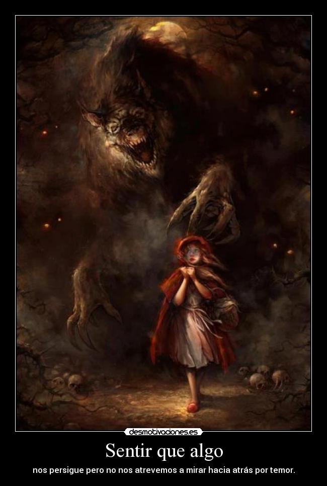 Sentir que algo -