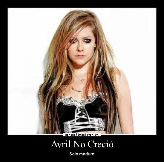 Avril No Creció - 