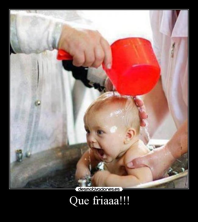 Que friaaa!!! - 